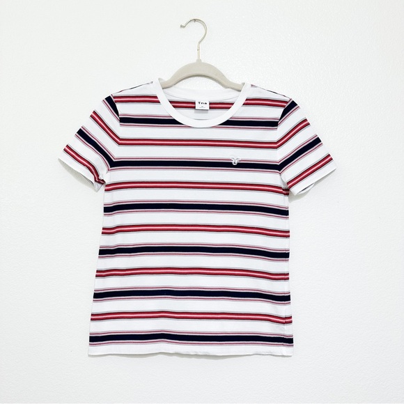 Aritzia TNA Mainland Short Sleeve Striped T-Shirt Size XS - Picture 3 of 7